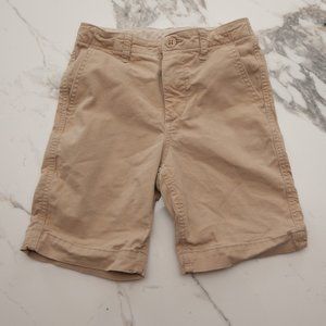 Gap Kids Boys Chino Khaki Button Shorts Size 10